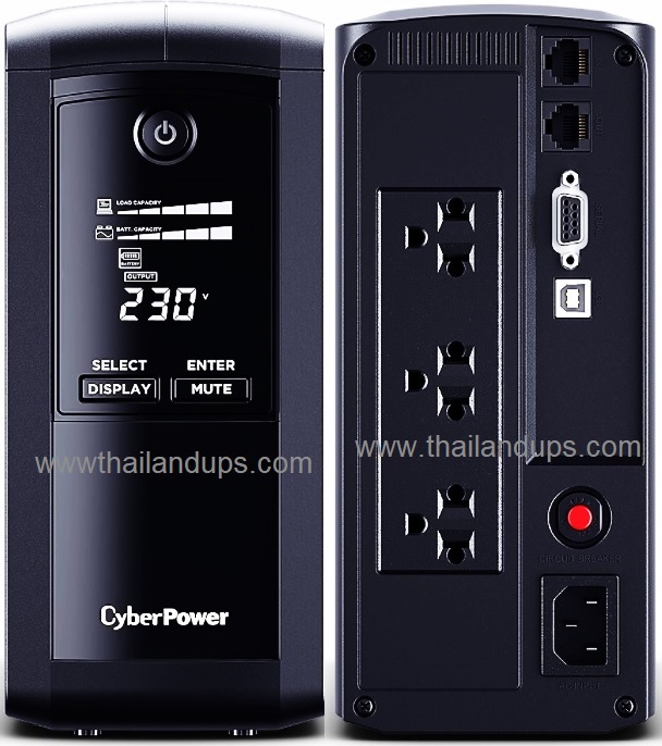 Cyberpower VP1000ELCD - Line interactive UPS